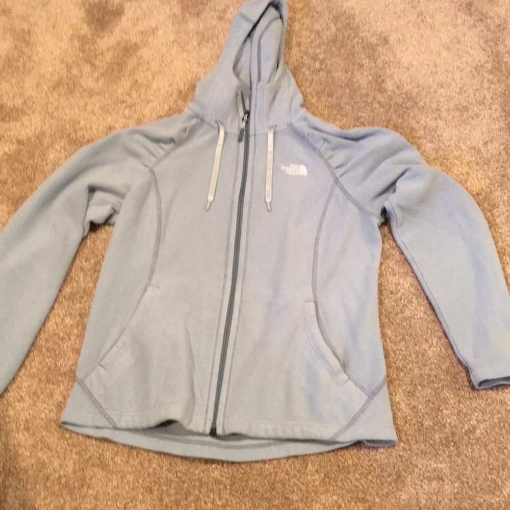 The north face fleece zip up hoodie